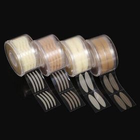 600pcs Makeup Clear Beige Stripe Big Eyes Decoration Invisible Strong Adhesive